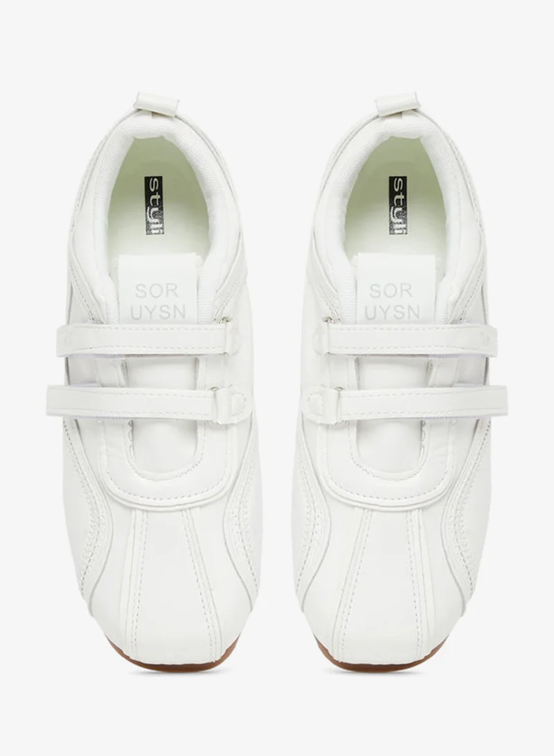 Styli  Textured Velcro Strap Sneakers for Women | Best Price UAE